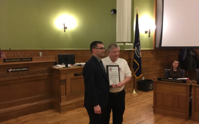 Bay City Detective Honored During City Commission Meeting