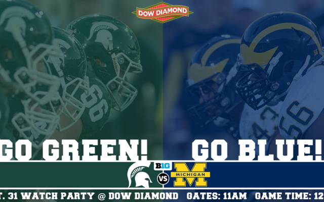 Go Green! Go Blue! Watch Party Coming to Dow Diamond Oct. 31