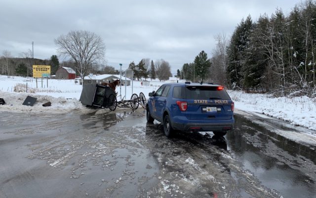 Buggy And Tahoe Tangle In Northern Michigan Crash