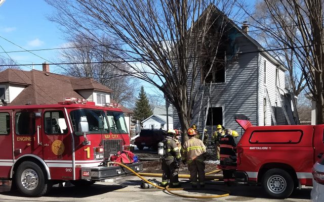 Bay City Fire Damages Home