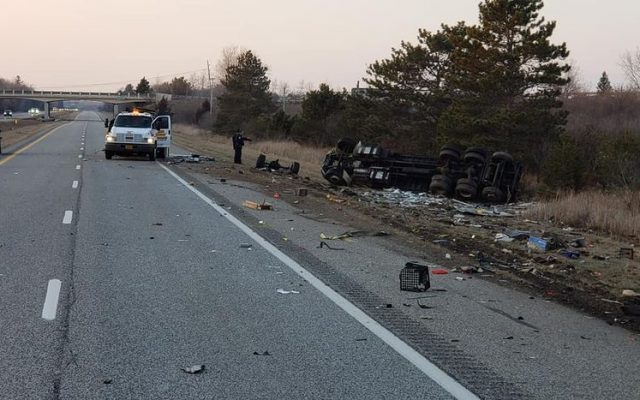 Crash And Cleanup Impedes US 10 Traffic For Hours