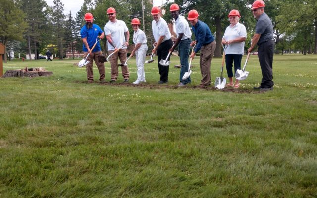 Groundbreaking Held for New Extension to Saginaw County Veterans Memorial Plaza