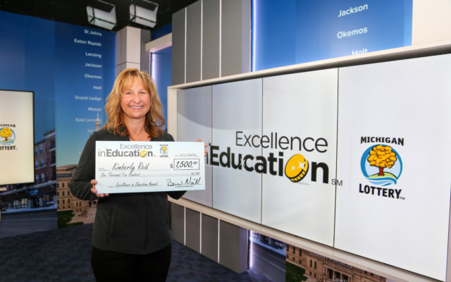 Midland County Educator Wins Excellence in Education Award from Michigan Lottery