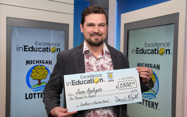 SASA Teacher Wins Excellence in Education Award from Michigan Lottery