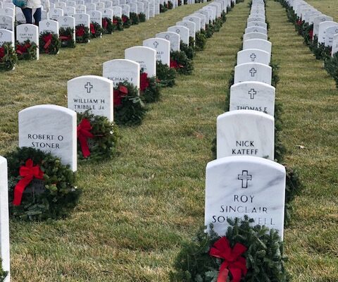 Thousands Of Wreaths Placed At Great Lakes Veterans Cemetery