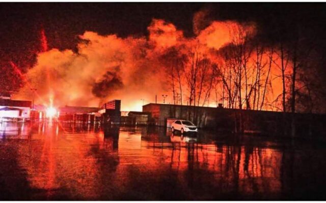 Fire Destroys Midland County Plastics Plant