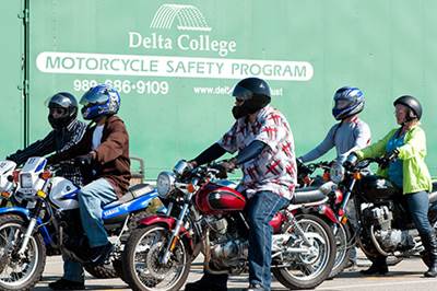 Delta College Offers Motorcycle Safety Course for New Riders