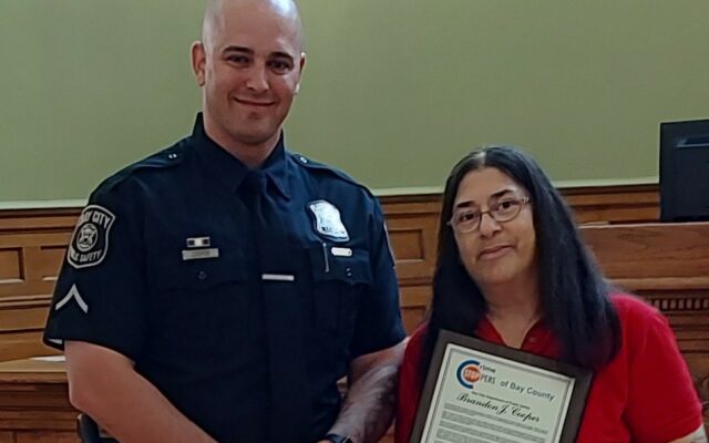 Crime Stoppers Announces Bay City Officer of the Year