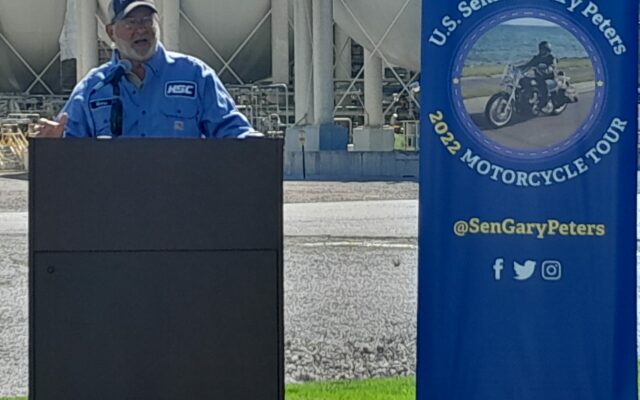 Sen. Gary Peters Stops at Hemlock Semiconductor as Part of Annual Michigan Motorcycle Tour