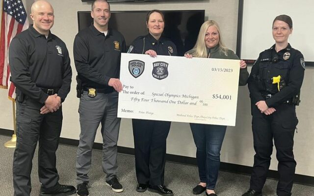 Police from Midland and Bay City Raise over $50,000 for Special Olympics