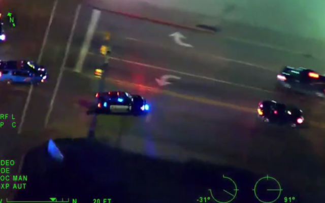 State Police Helicopter Aids in Chase and Arrest