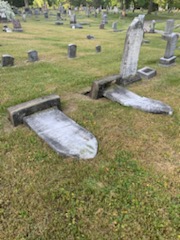 Headstones Damaged at Bay County Cemetary