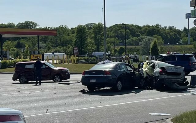 One Killed, Three Injured in Bridgeport Township Four Vehicle Crash