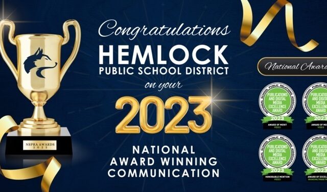 Hemlock Public School District Awarded for Excellents