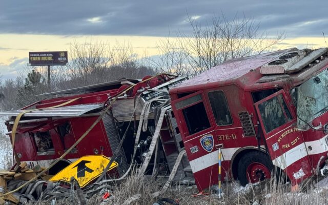 Firefighters Injured In Genesee County Crash