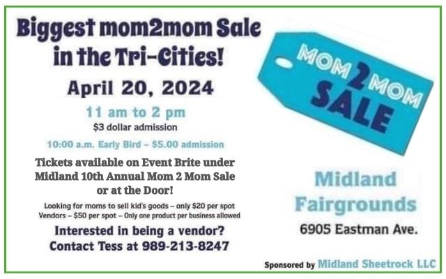 Midland 10th Annual "Mom 2 Mom" Sale